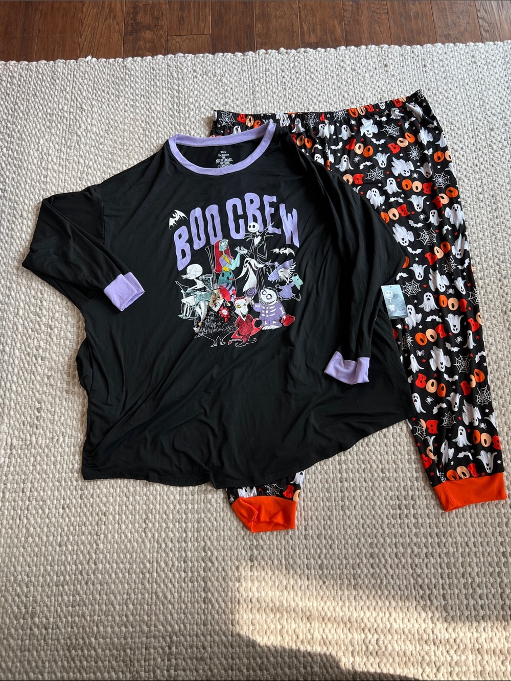 Nightmare Before Christmas Sleep Shirt boo set Pajama 3X